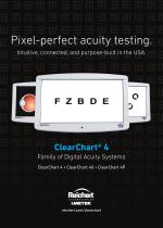 Pixel-perfect acuity testing.ClearChart® 4