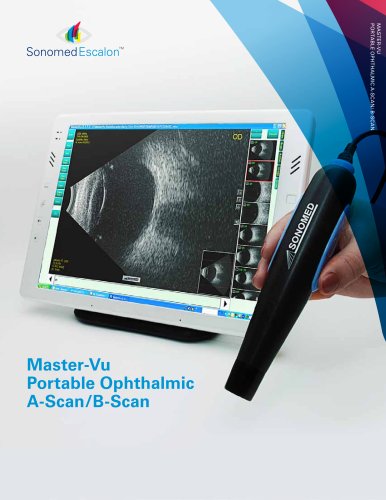 Master-Vu Portable Ophthalmic A-Scan/B-Scan