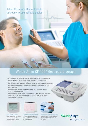 CP 100 Electrocardiograph