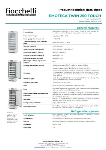 EMOTECA TWIN 250 TOUCH