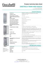 EMOTECA TWIN 400 TOUCH