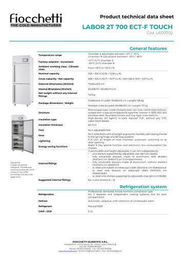 LABOR 2T 700 ECT-F TOUCH