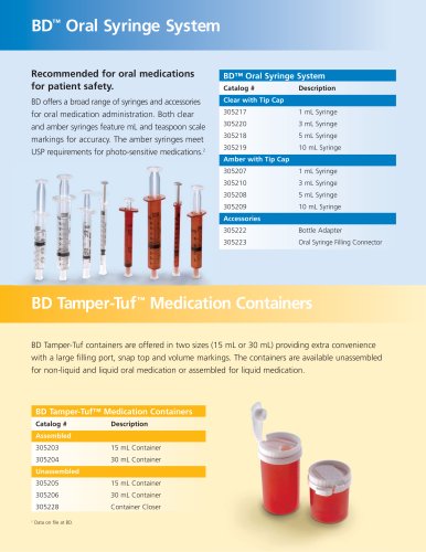 BD? Oral Syringe