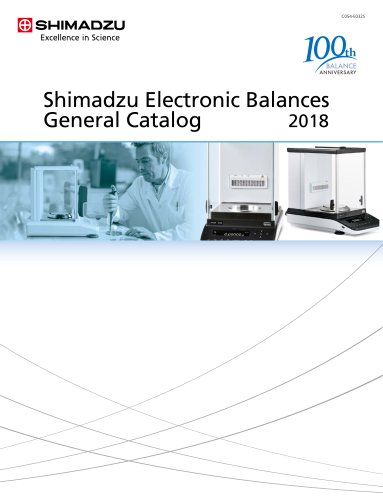 Shimadzu Electronic Balances General Catalog