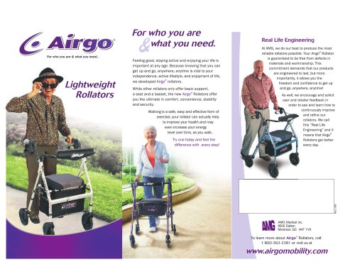 Airgo Rollator Brochure