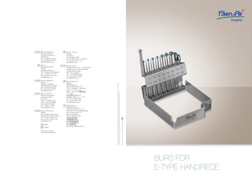 STRAIGHT SHANK BURS