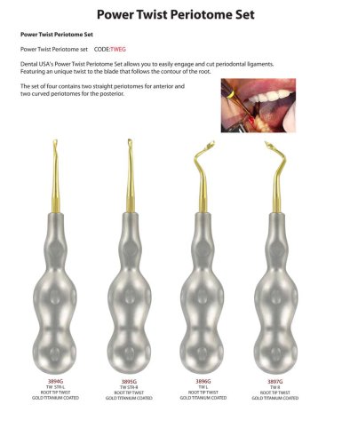 Dental USA Power Twist Periotomes Brochure