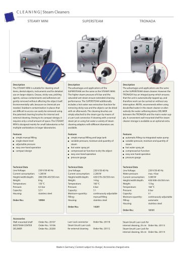 Cleaning Steam Cleaners