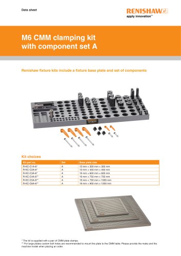 M6 CMM clamping kit