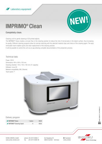 IMPRIMO®  Clean