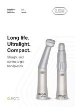 Alegra Straight and contra-angle handpieces WE-56