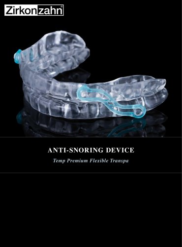 Insert anti-snoring device