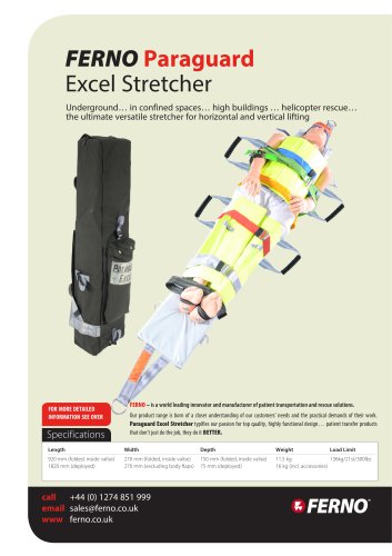 Ferno paraguard:excel stretcher