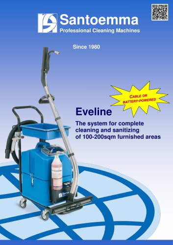 Eveline - The patented system for complete cleaning and sanitizing of 100-200 square meters furnished places