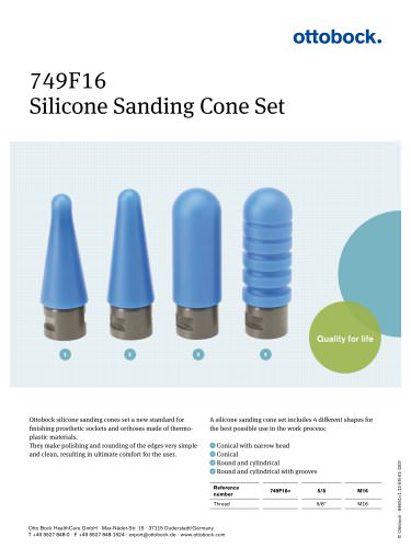 Product information | Silicone Sanding Cone Set