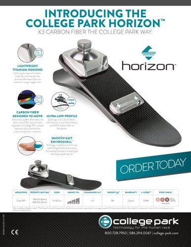 INTRODUCING THE COLLEGE PARK HORIZON™