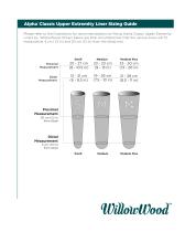 Alpha ® Classic Upper Extremity Liner Sizing Guide