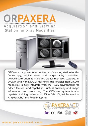 ORPaxera Brochure