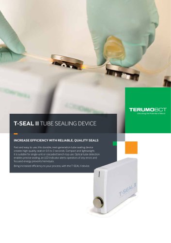 T-SEAL II TUBE SEALING DEVICE