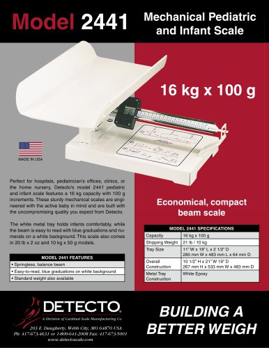 243/2431/2441, Weigh Beam