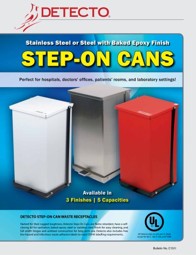 STEP-ON CANS