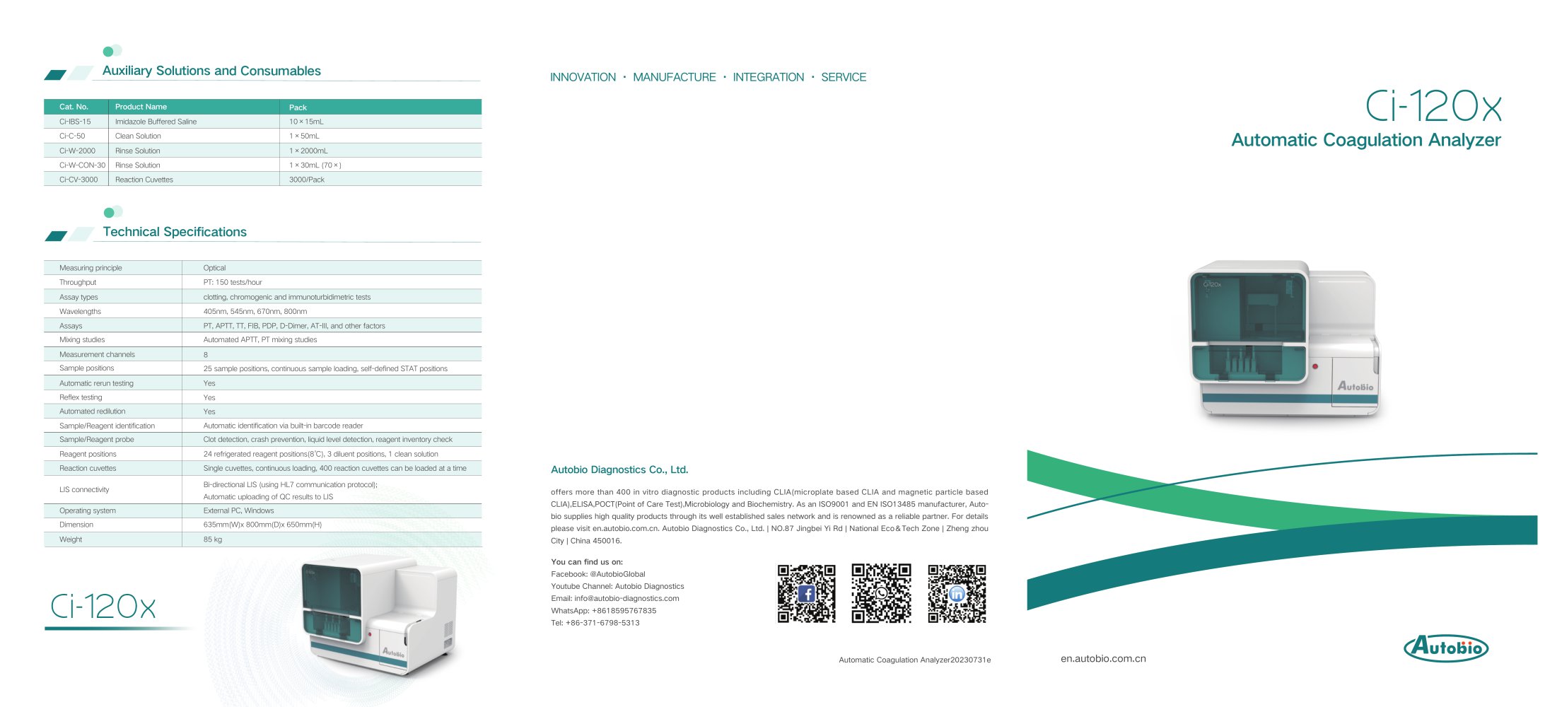Ci- 120X - Autobio Diagnostics