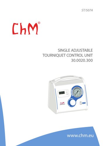 SINGLE ADJUSTABLE TOURNIQUET CONTROL UNIT