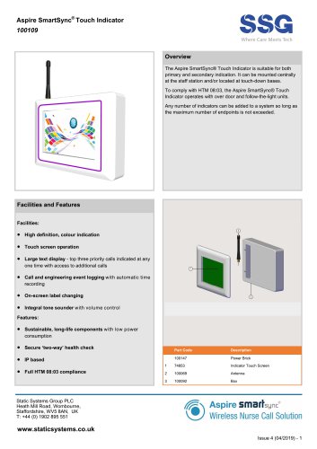 Aspire Product Range Catalogue