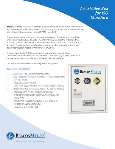 Area Valve Box HTM/ISO Brochure