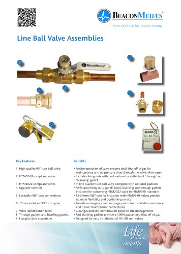 Line Ball Valve Assemblies HTM/ISO Brochure