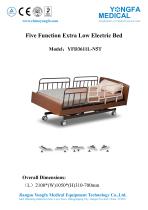 YFD3611L-N5T Five Function Extra Low Electric Bed