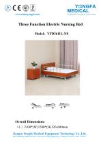 YFD3611L-N8 Three Function Electric Nursing Bed
