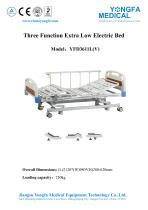 YFD3611L(V) Three Function Extra Low Electric Bed