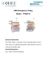 YFS001-II ABS Emergency Trolley