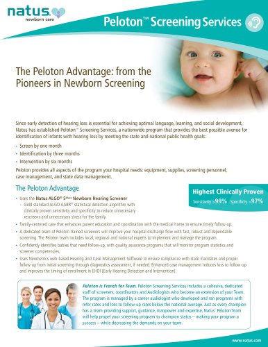 Peloton ™ Screening Services