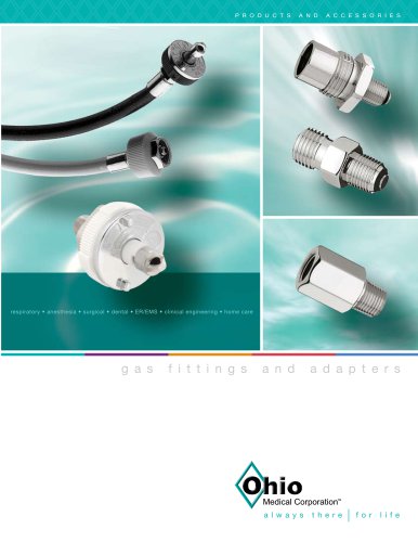 Ohio Medical Gas Fittings And Adapters