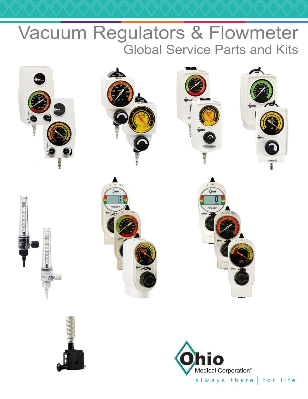 Vacuum Regulator Service Parts And Kits Catalog - Ohio Medical