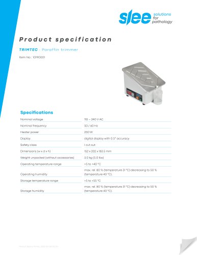 TRIMTEC ∙ Paraffin trimmer