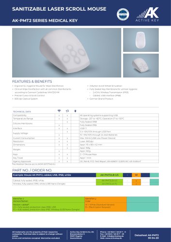 AK-PMT2LB MedicalMouse