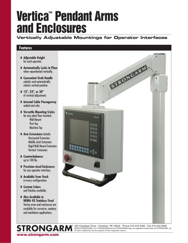 STRONGARM NEMA 4/12 Vertica Arm & Enclosures