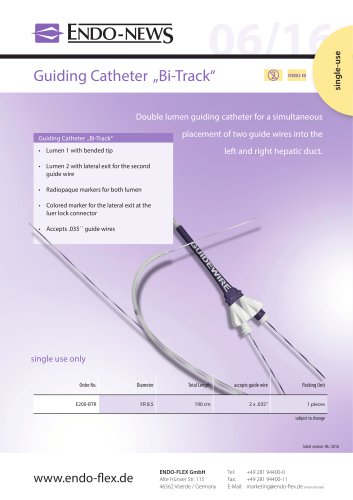 Guiding Catheter „Bi-Track“