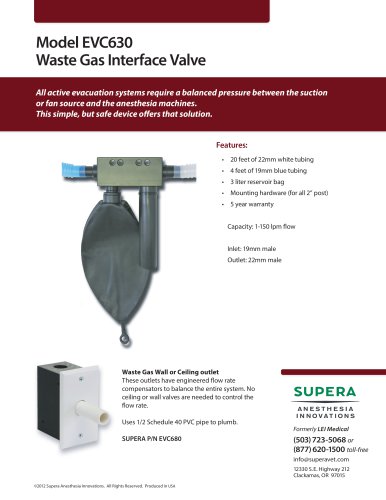 EVC630 Waste Gas Interface