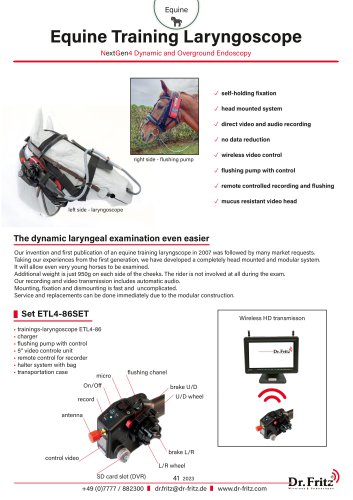 ETL4-85SET Dynamic endoscope