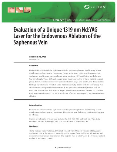 Endovenous Ablation