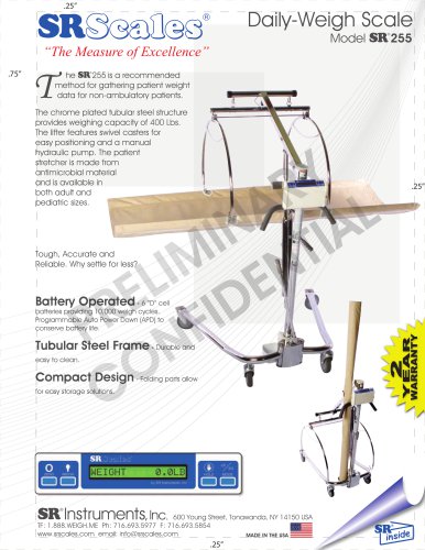 Daily-Weigh Scale Model SR 255