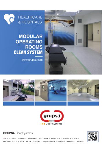 MODULAR OPERATING ROOMS CLEAN SYSTEM