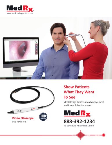 Video Otoscope Show Patients what they want to see