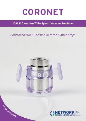 DALK Clear-Vue™ Recipient Vacuum Trephine