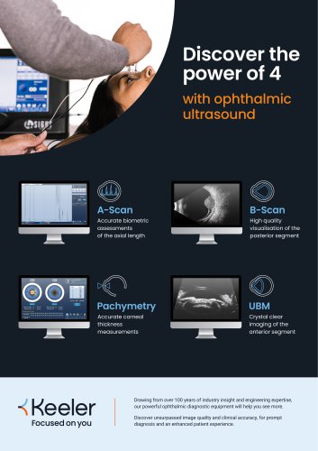 Keeler ultrasound range flyer