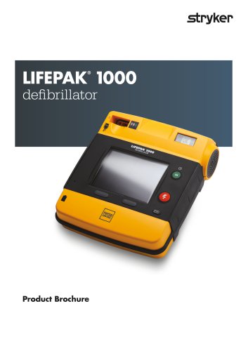 LIFEPAK 1000 defibrillator